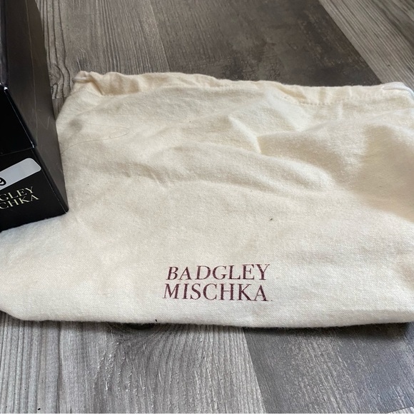 Badgley Mischka Metallic‎ Gunfab Sparkle High Heels 7.5 - Picture 6 of 8